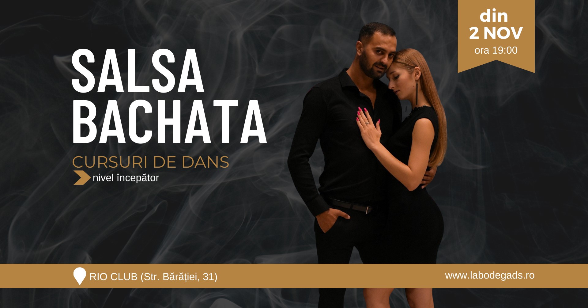 Cursuri de dans latino pentru începători - BACHATA & SALSA