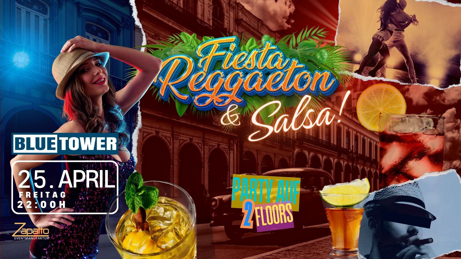 Fiesta Reggaeton y Salsa