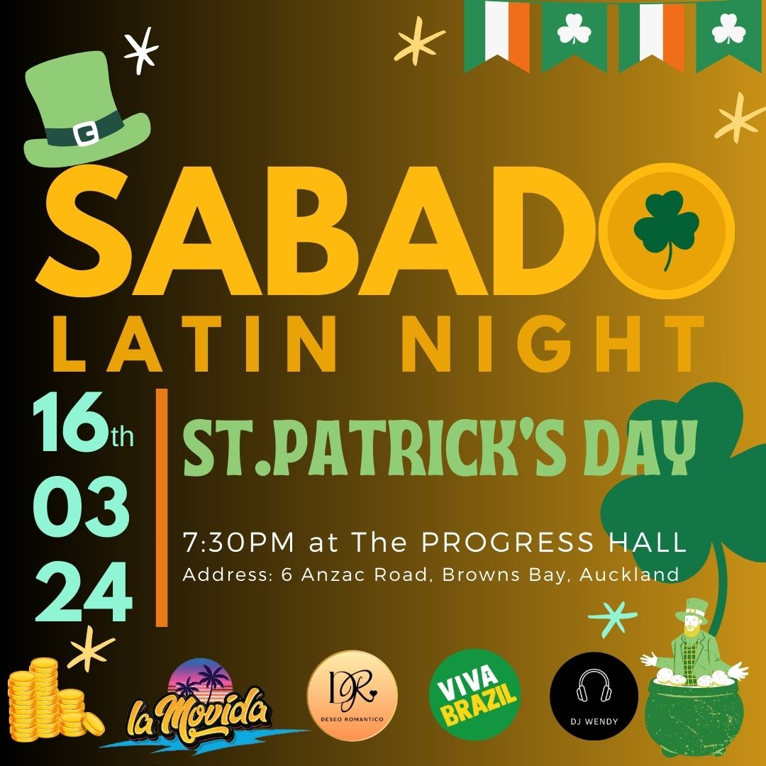 SABADO Latin Night St.Patricks Day!