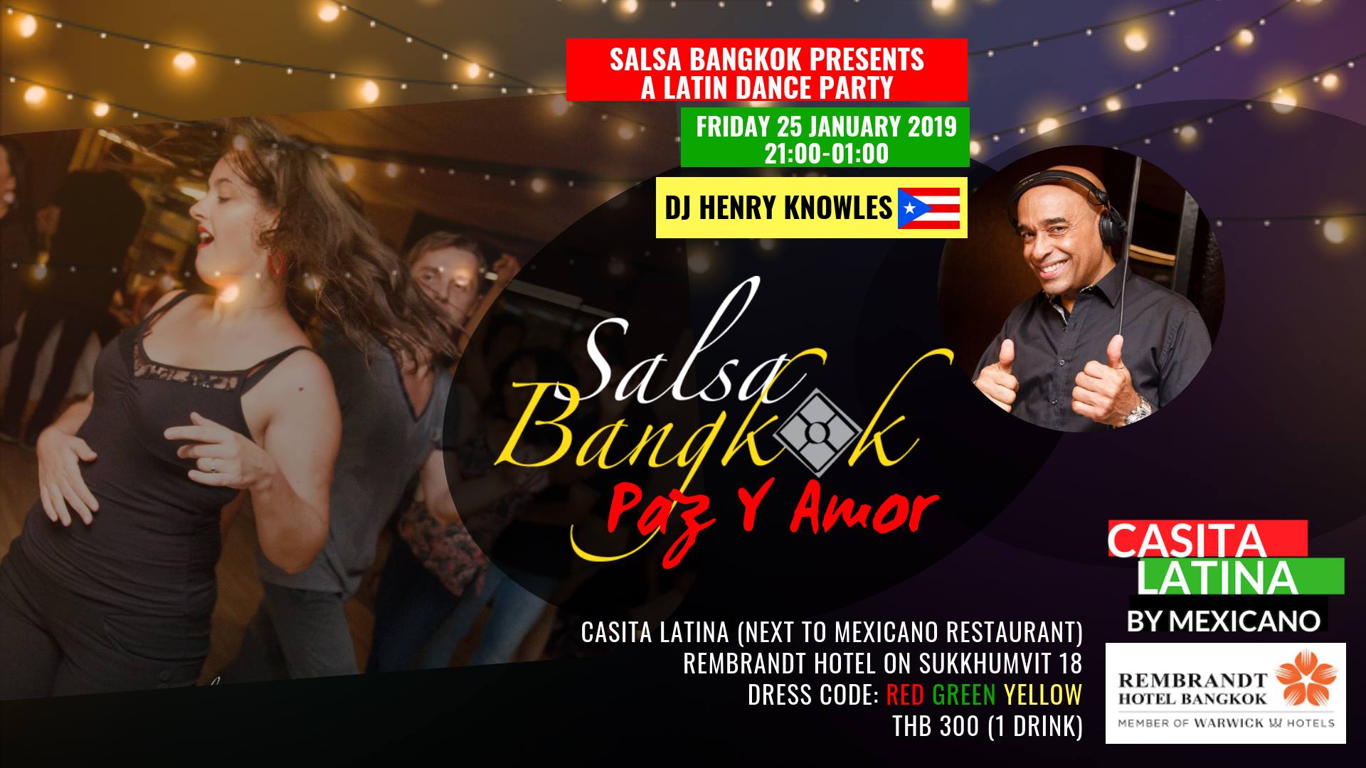 Salsa Bangkok Party - Paz Y Amor