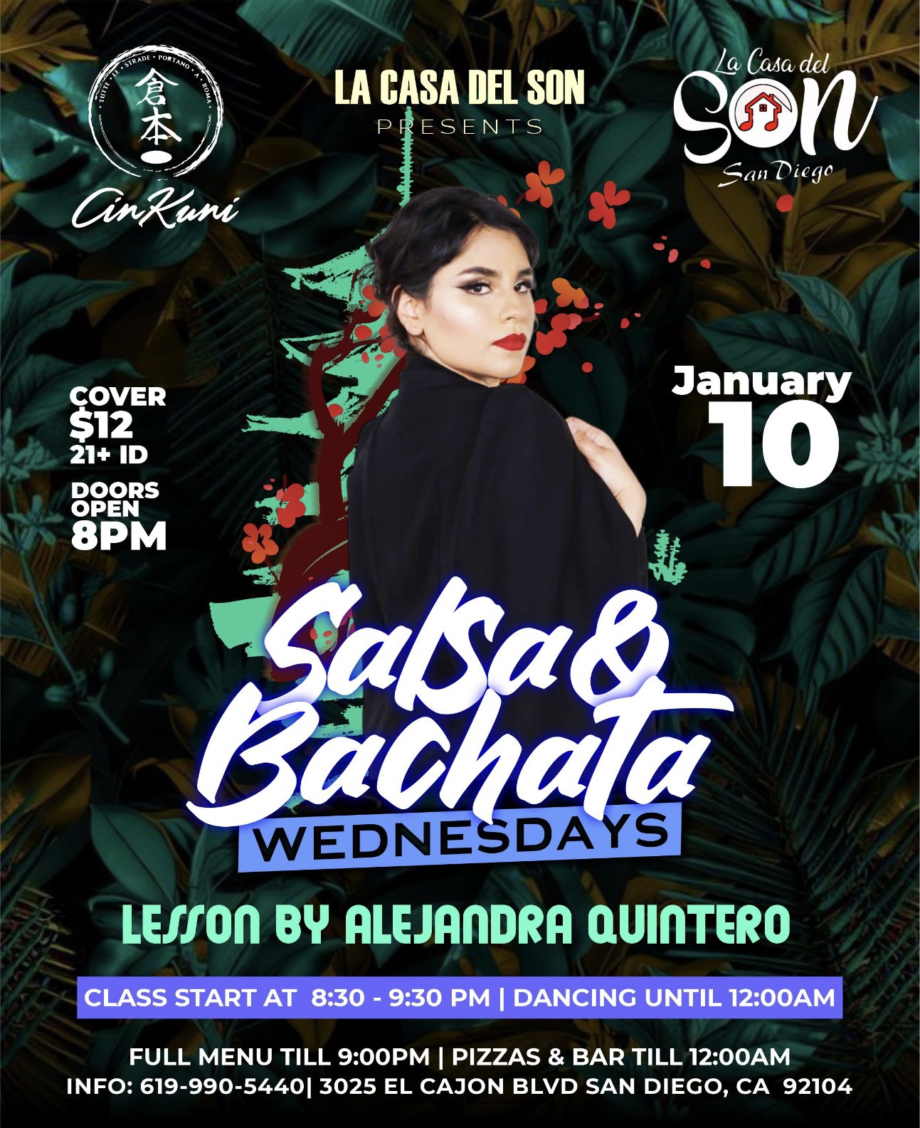 Salsa & Bachata Wednesdays @ Cinkuni