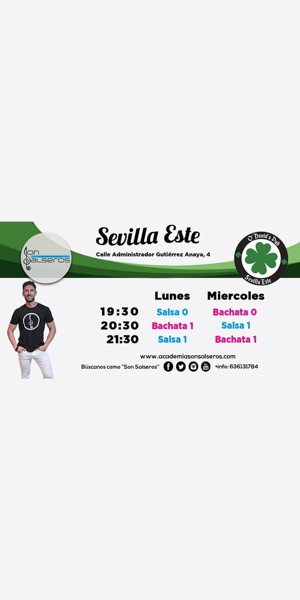 Nuevos Cursos Salsa y Bachata en Sevilla Este Con Son Salseros