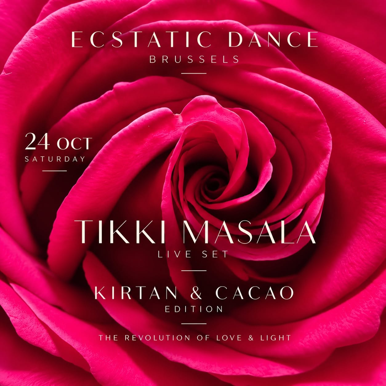 Ecstatic Dance Brussels 🌺Tikki Masala 🌺 Kirtan & Cacao