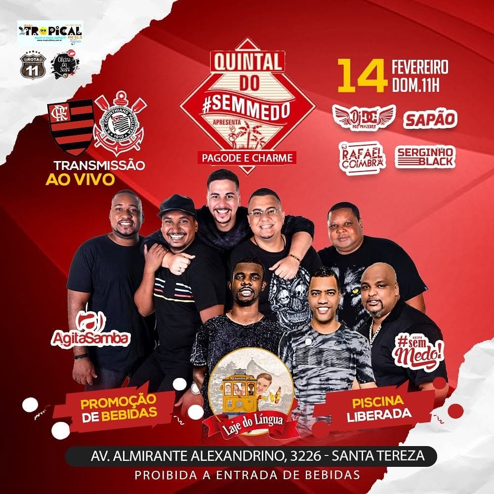 Quintal do #semmedo convida Grupo AGITASAMBA