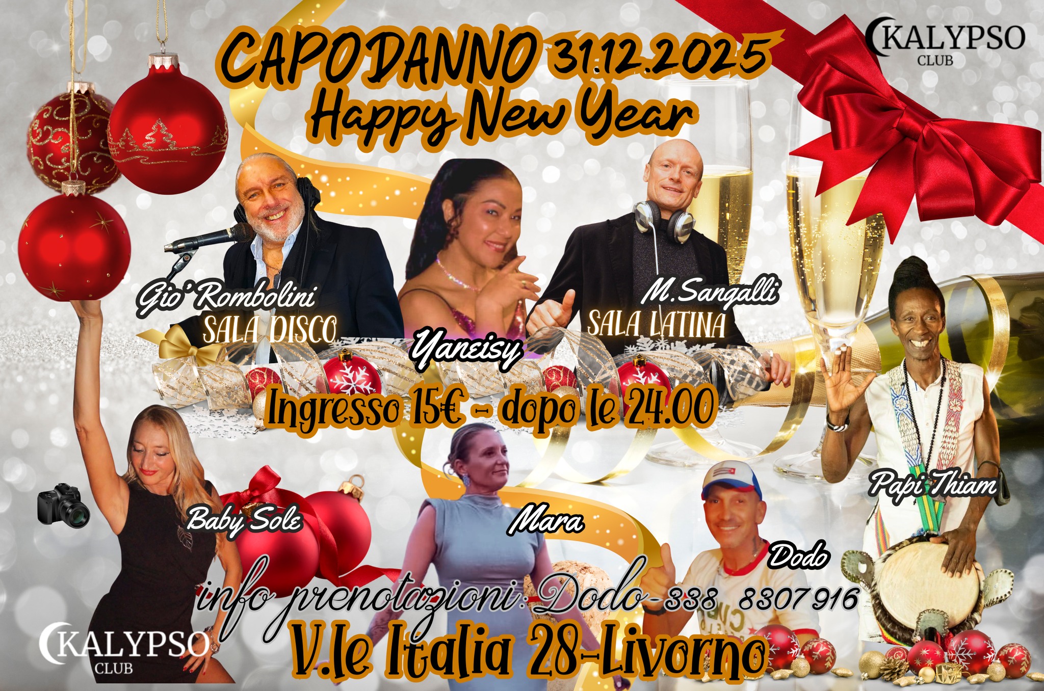 31.12.25 - CAPODANNO al Kalypso !