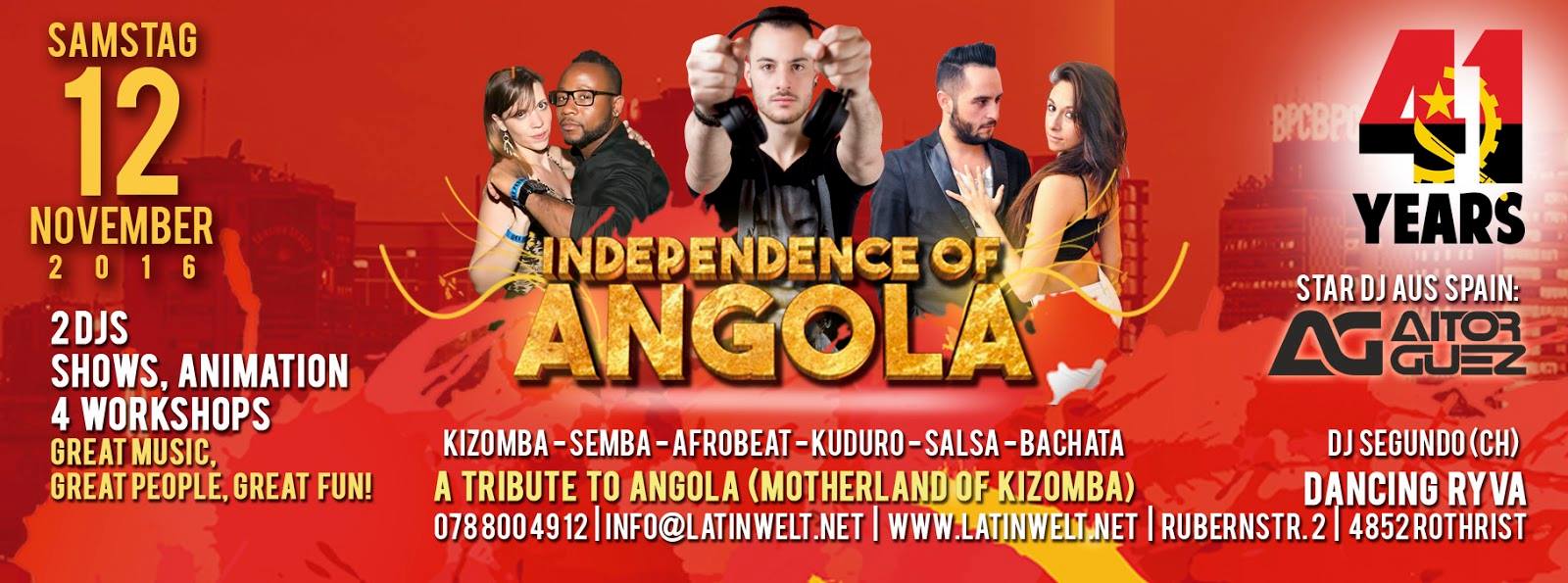 ★ 41 Years Independence of Angola, Motherland of Kizomba