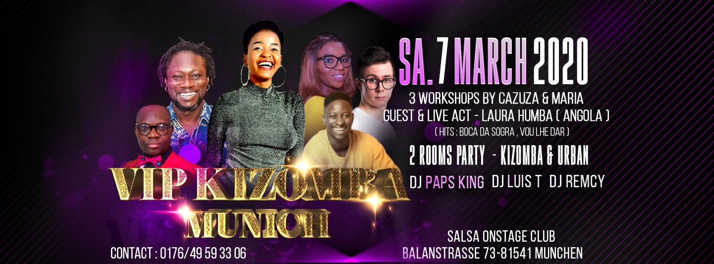 VIP Kizomba Bootcamp - With Master Cazuza & Maria - 2020