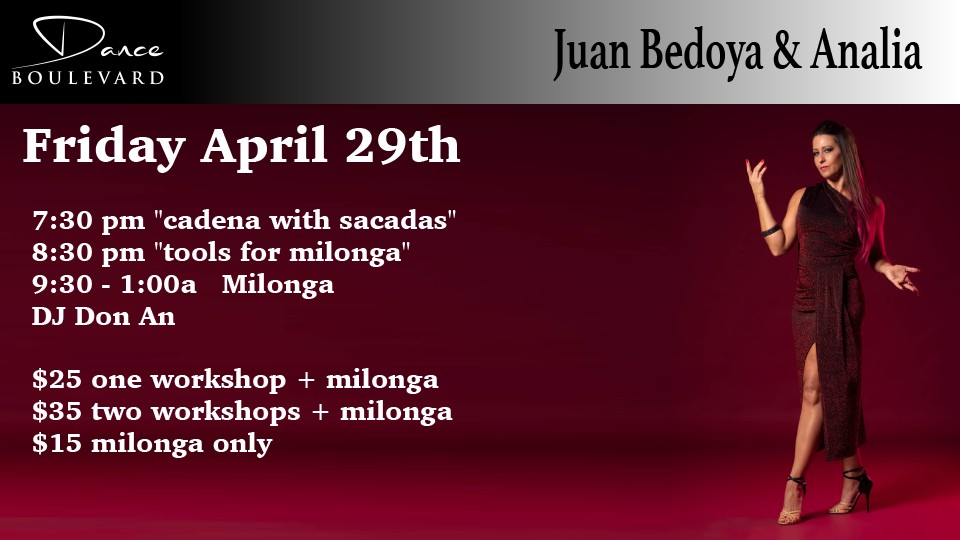 Argentine Tango Workshop and Milonga