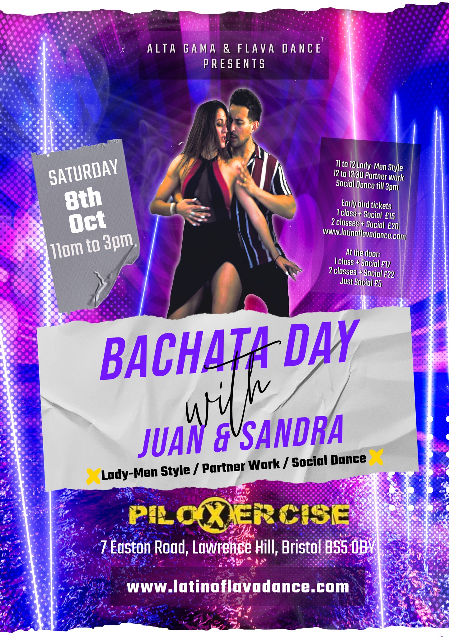 JUAN SOTO & SANDRA SANCHEZ - BACHATA WORKSHOP IN BRISTOL!