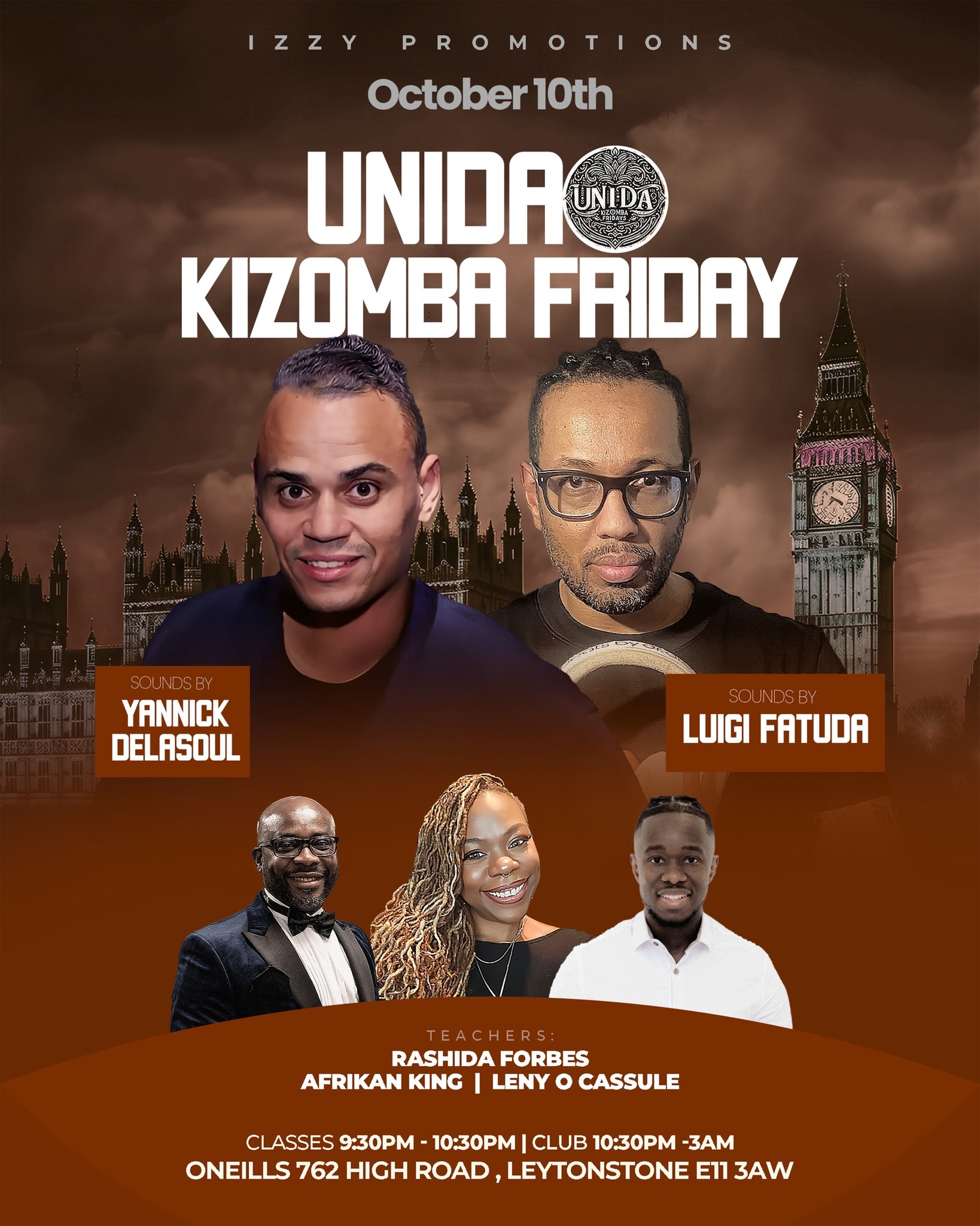 UNIDA Kizomba Fridays @ O'Neill's