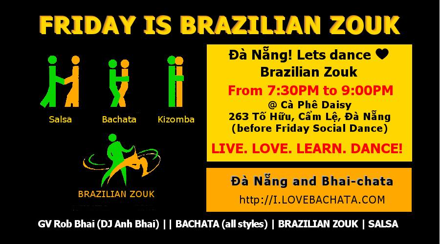 Friday is Brazilian Zouk Introduction