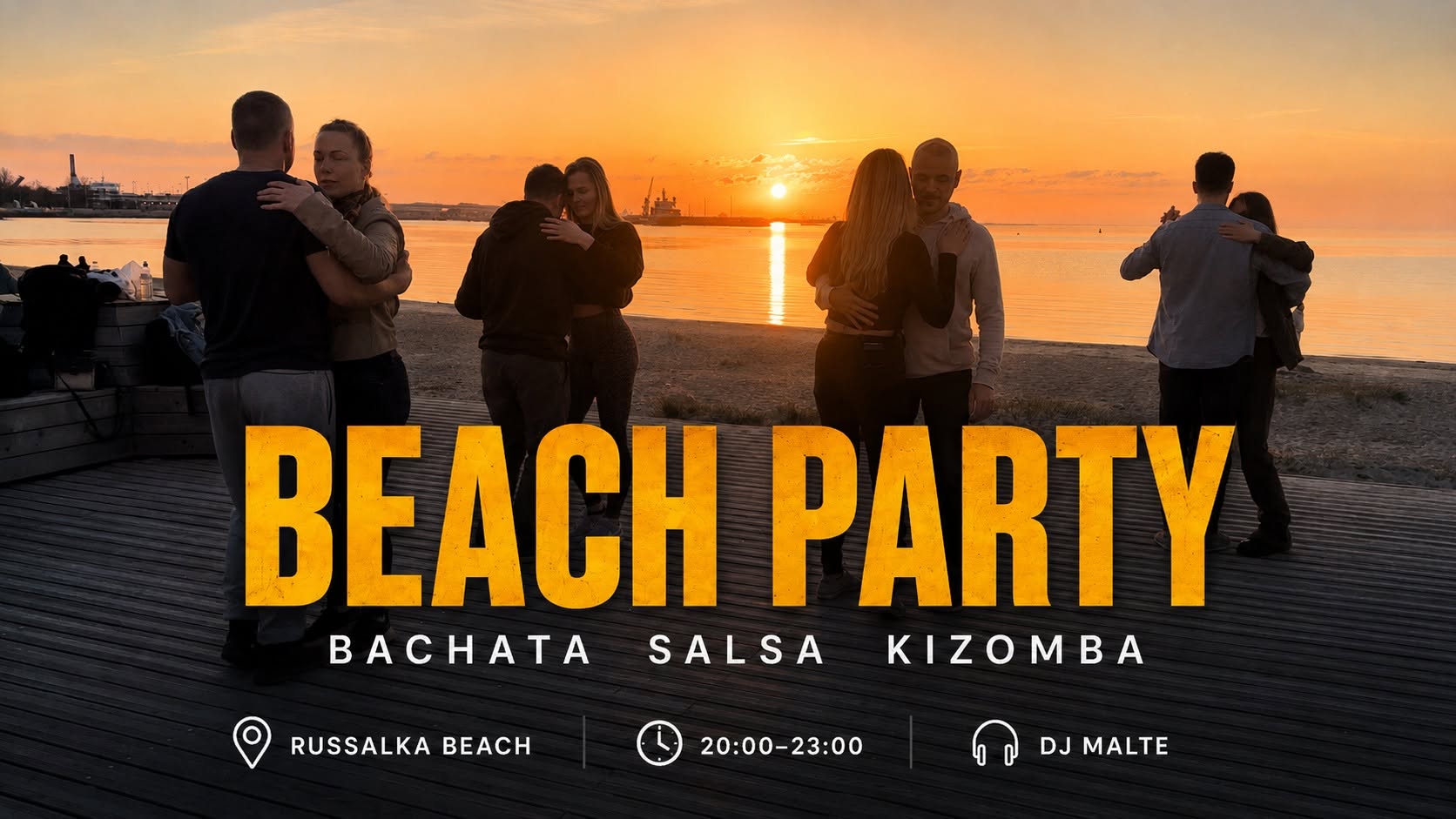 Bachata at Russalka Beach