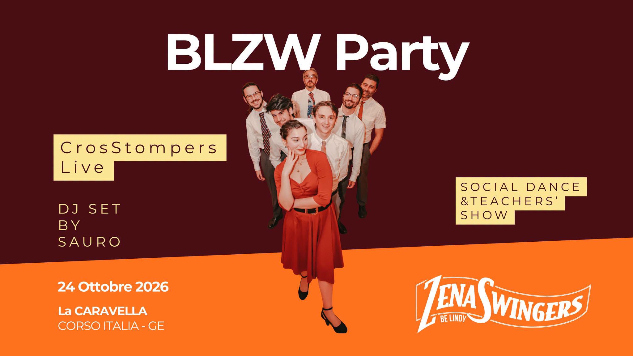 Be-Lindy Zena Swing Night - CrosStompers & Dj Sauro
