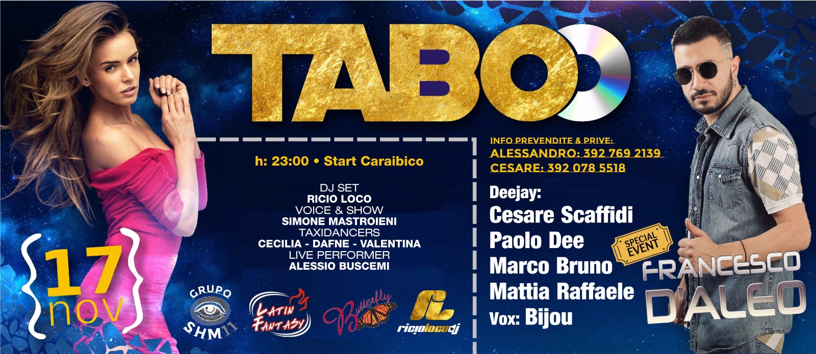 Taboo Event Francesco D'Aleo