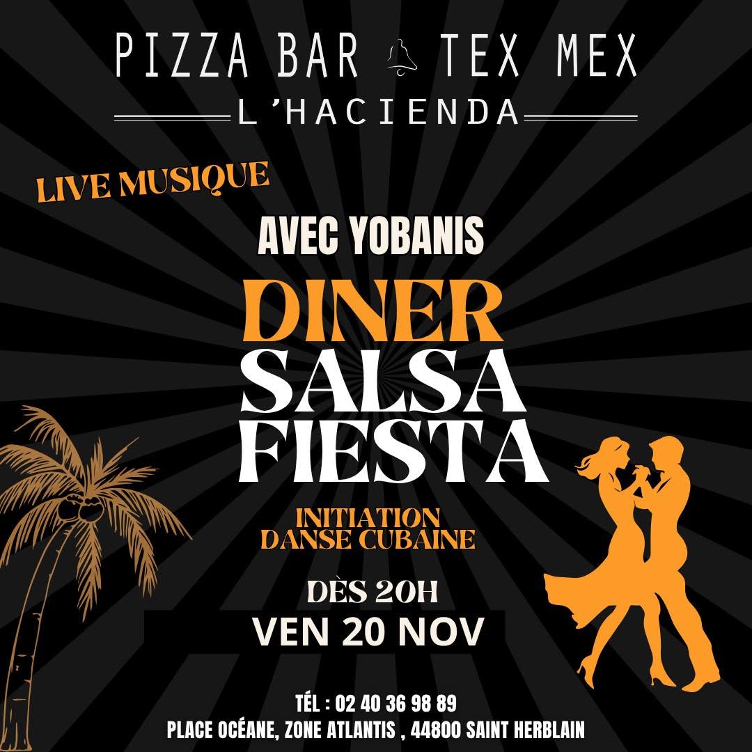 DINER SALSA FIESTA AVEC YOBANIS