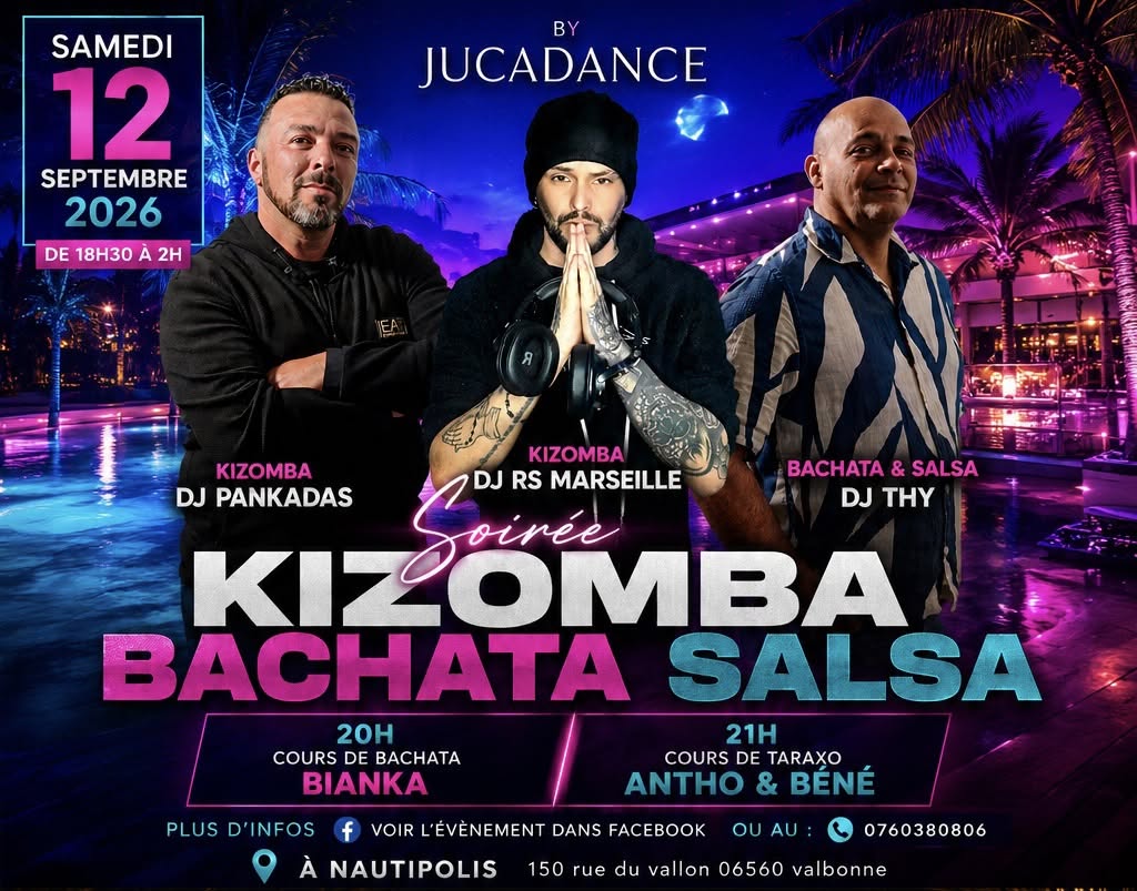 KIZOMBA BACHATA SALSA ça danse à nautipolis by JucaDance
