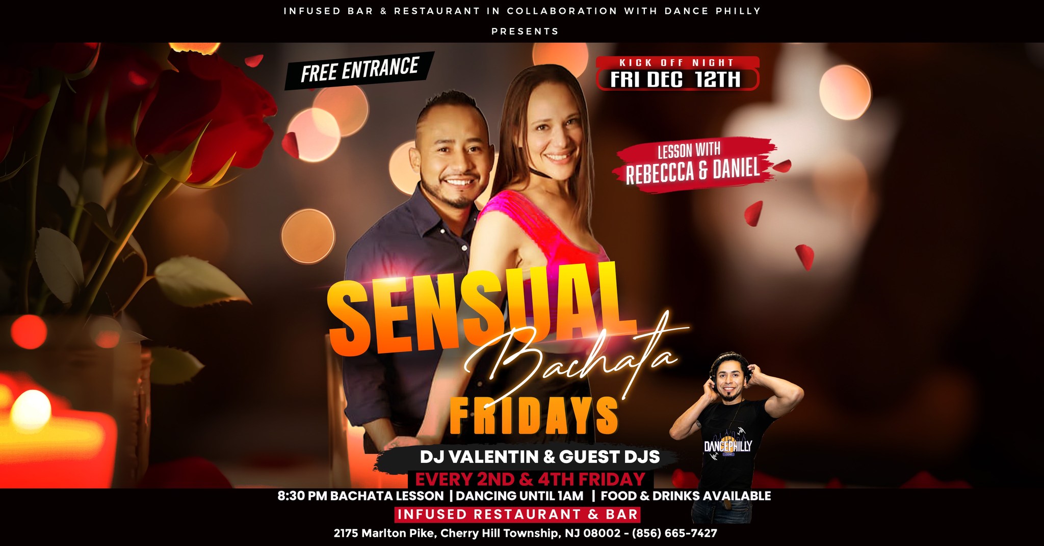 Sensual Bachata Fridays! @infused Restaurant & Bar