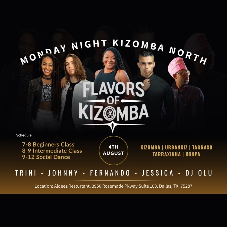 Flavors of Kizomba, Monday Night Kizomba North