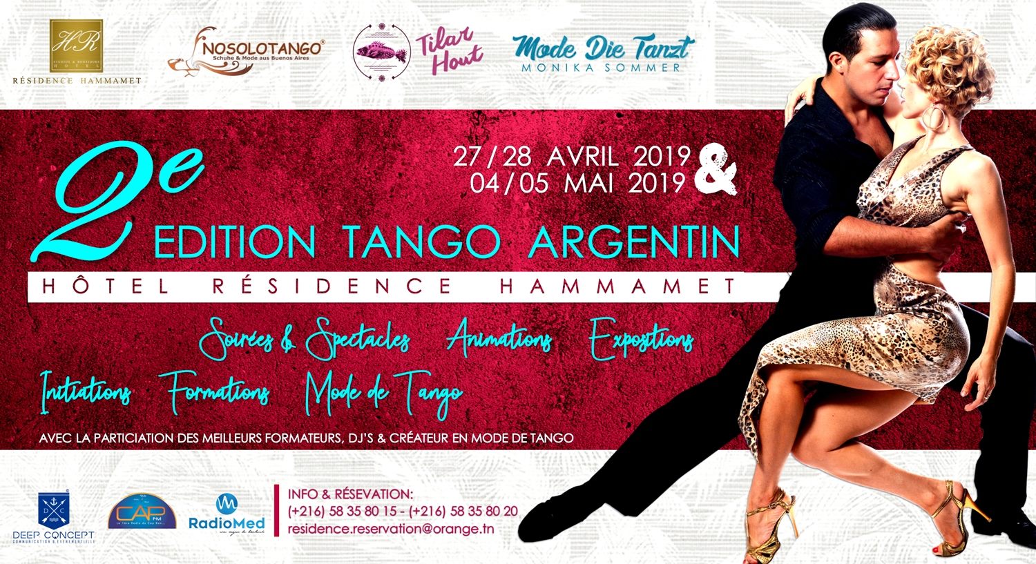 International Tangoweekends a Hammamet 2019