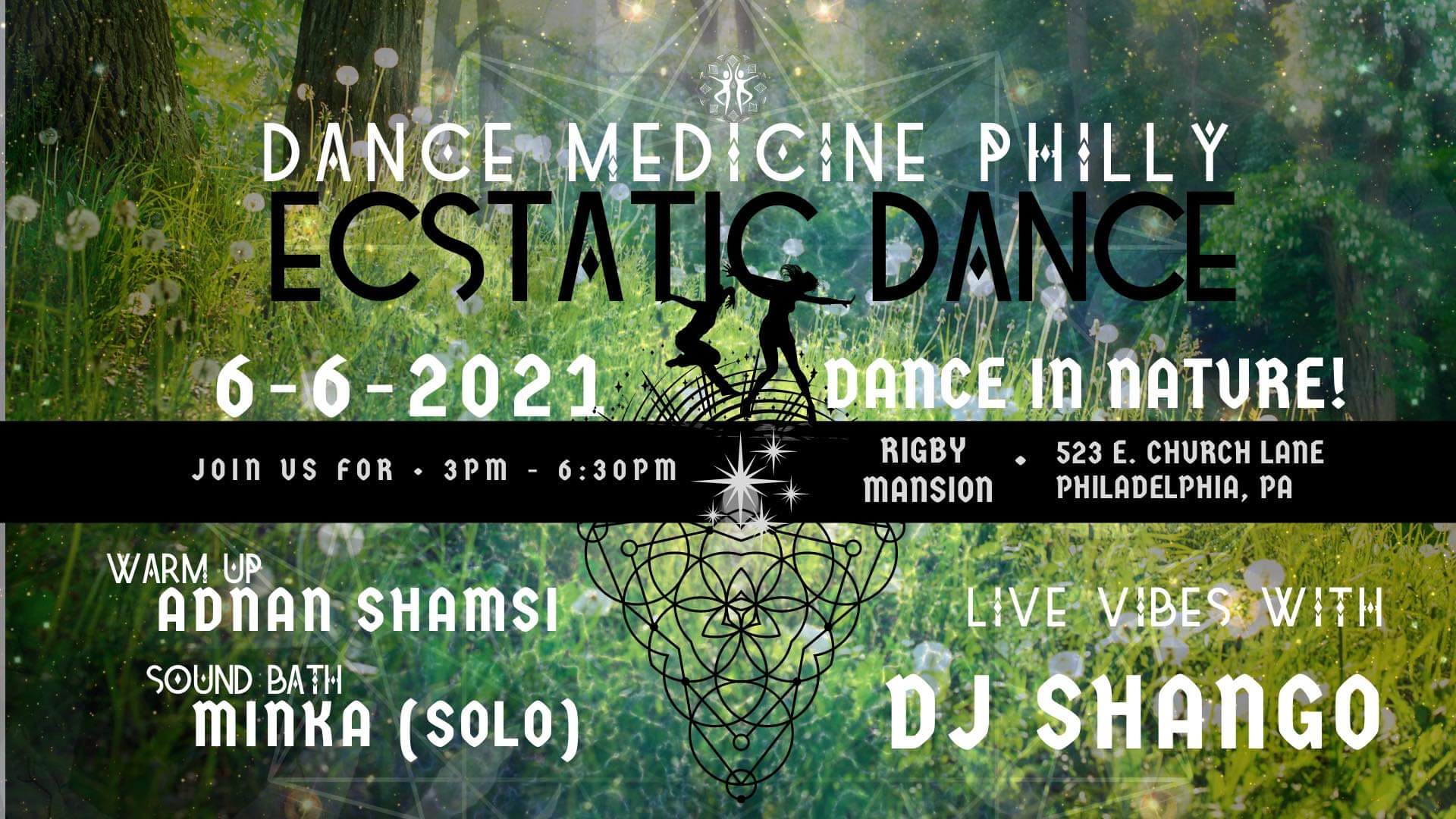 Dance Medicine Philly Ecstatic Dance 6 6 Rigby Mansion in Germantown