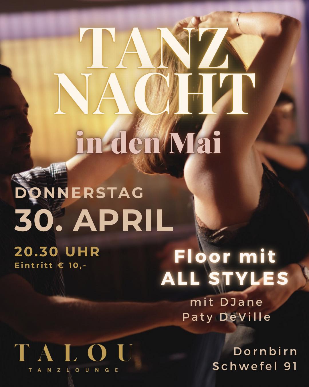 Tanznacht in den Mai