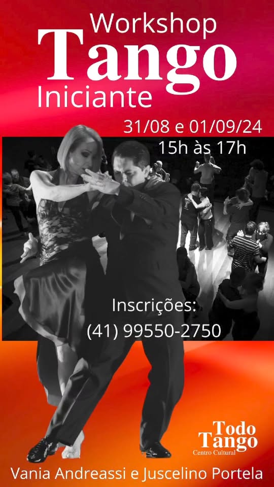 WORKSHOP de TANGO INICIANTE em CURITIBA 🇧🇷!
