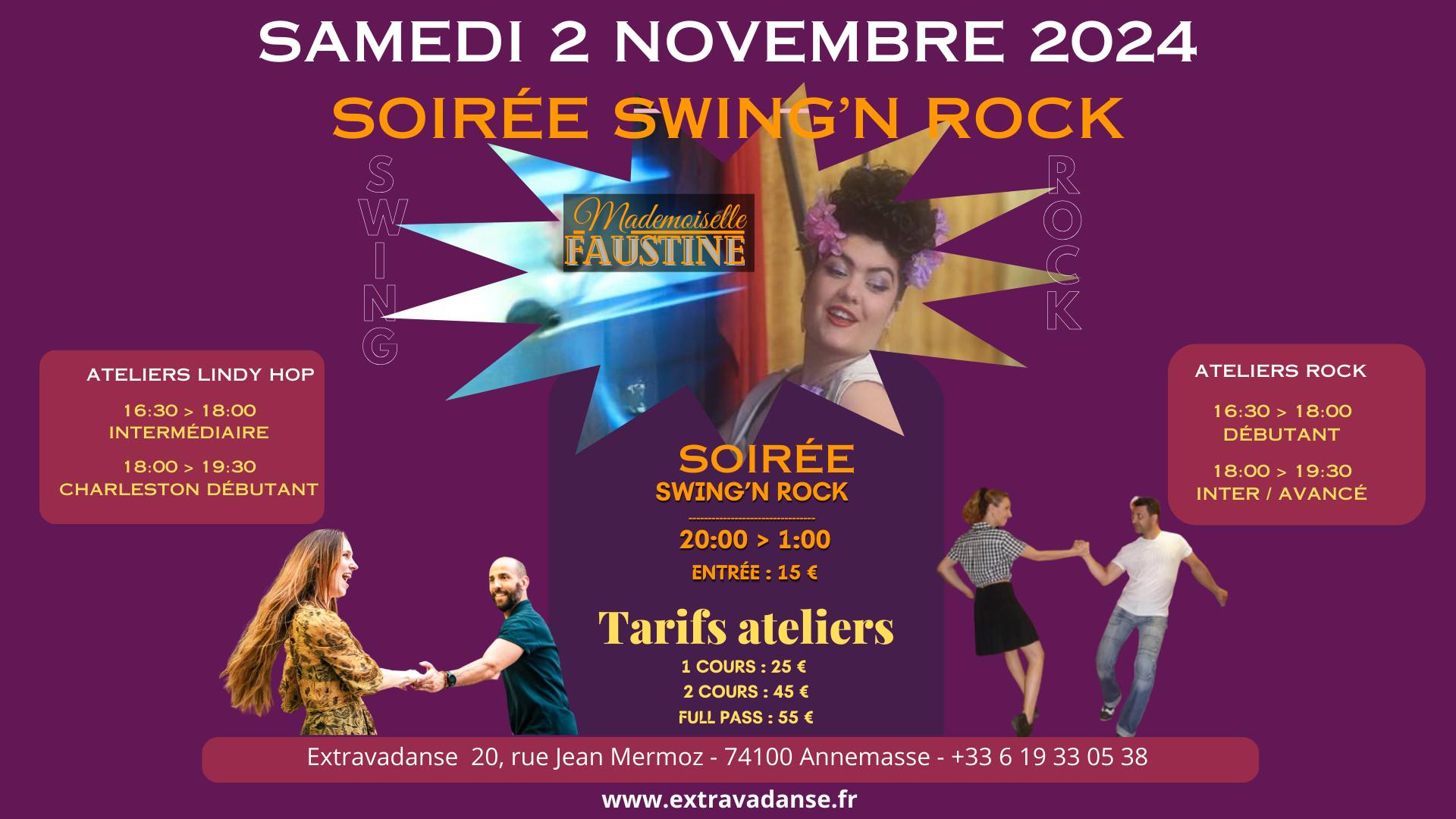 Stages et soirée Swing'n rock