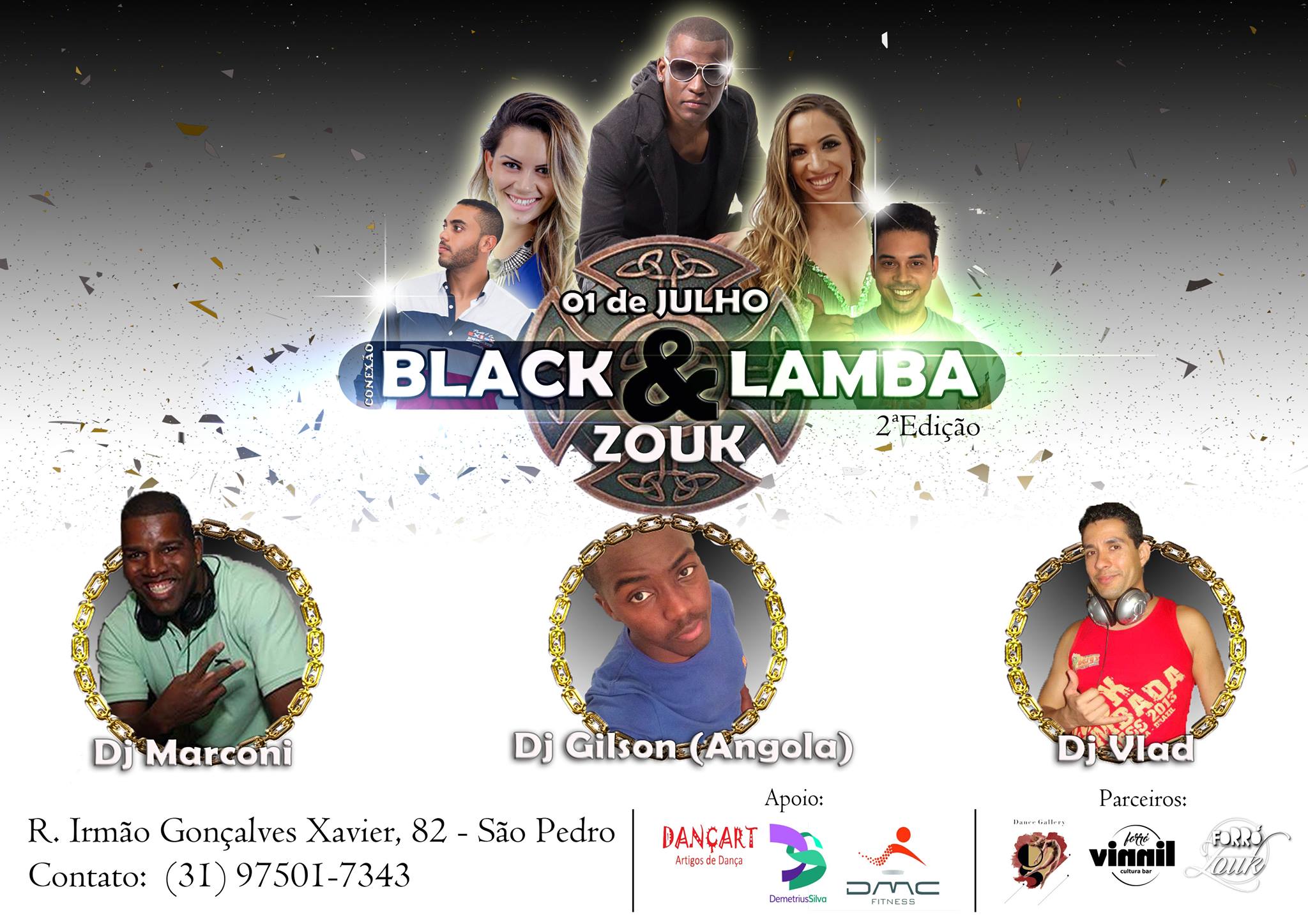 Conexão Black & Lamba 2ª Edição + 1ª Batalha Zouk De BH