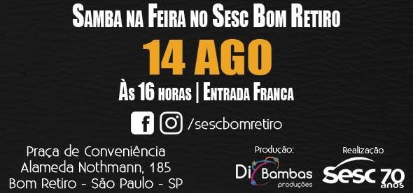 Samba na Feira - Sesc Bom Retiro