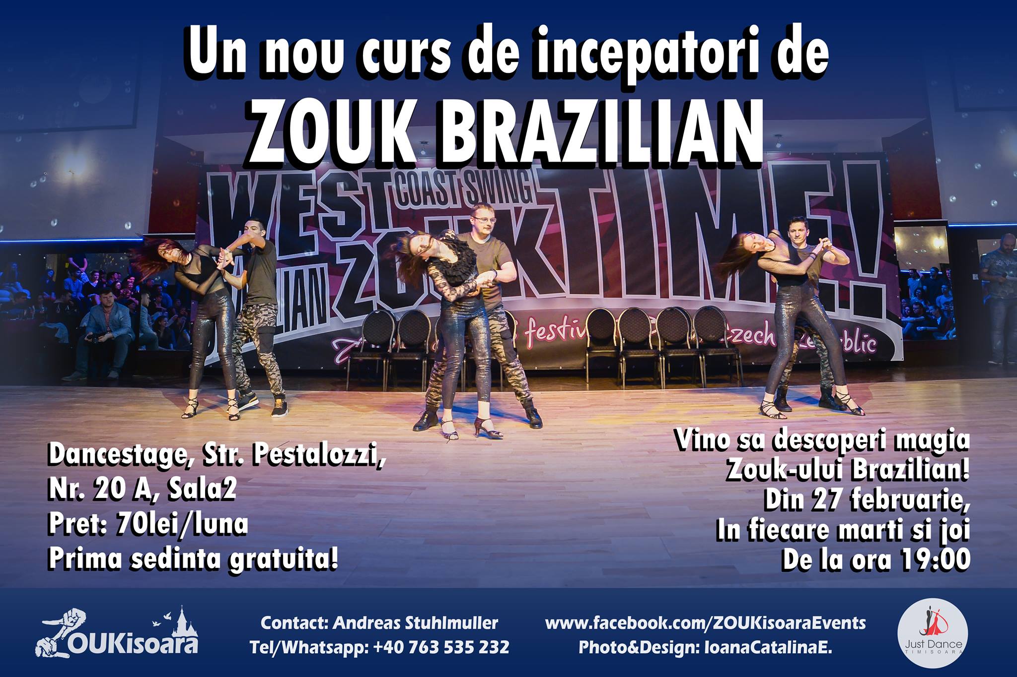 Brazilian Zouk - curs de dans
