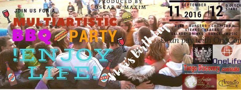 9 11 ! ENJOY LIFE ! multi artistic Barbecue.celebrating life's beauty