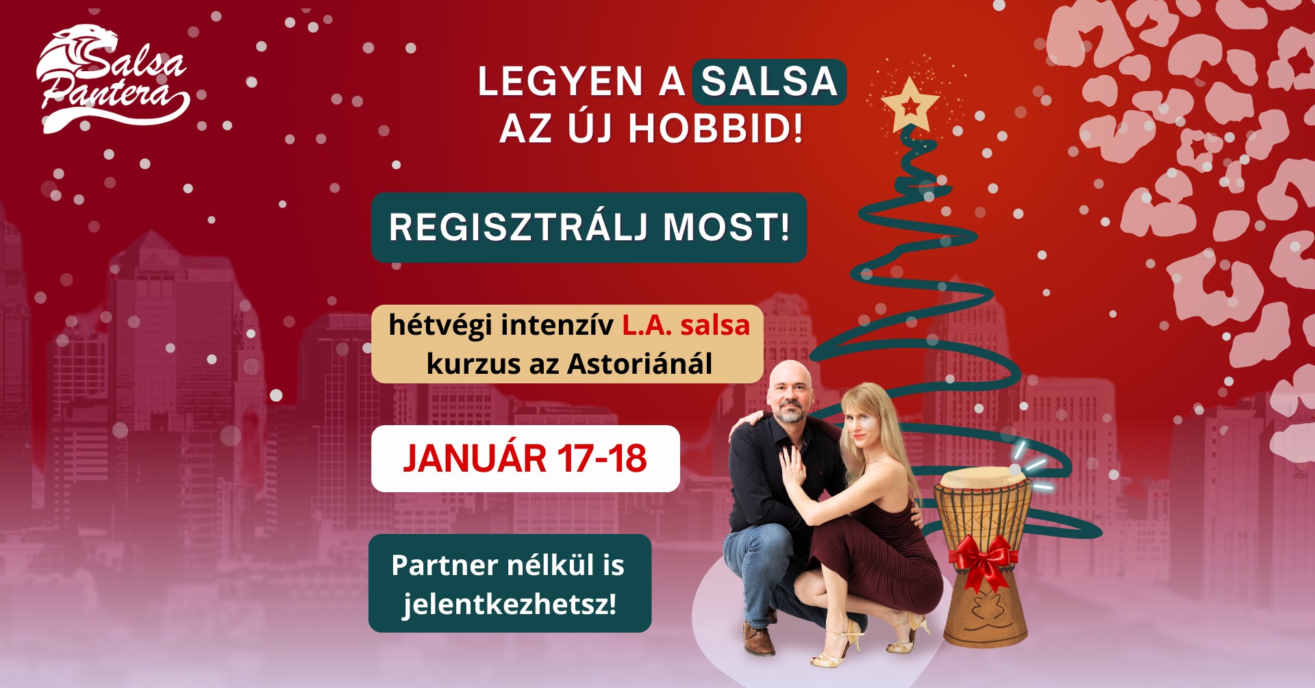 Kezdő INTENZÍV Salsa hétvége a Panterával - az Astoriánál