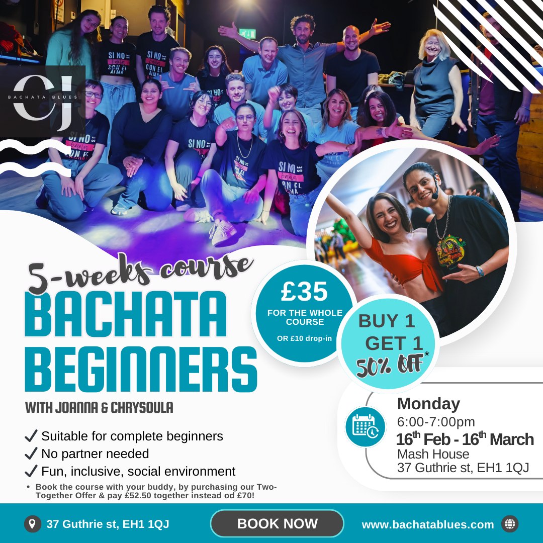 5 Weeks Bachata Beginners Course ๐