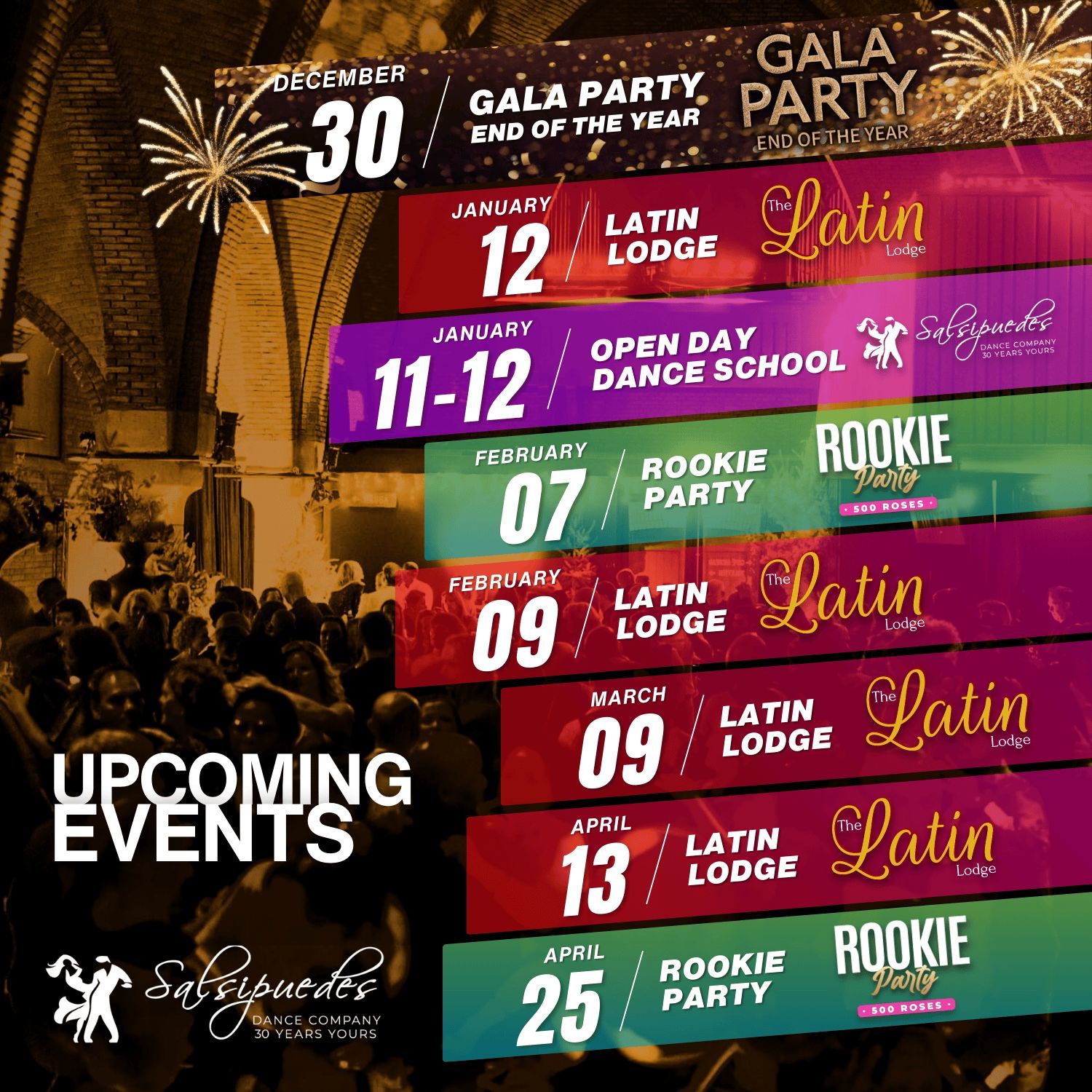 The Latin Lodge November 10th Gilze