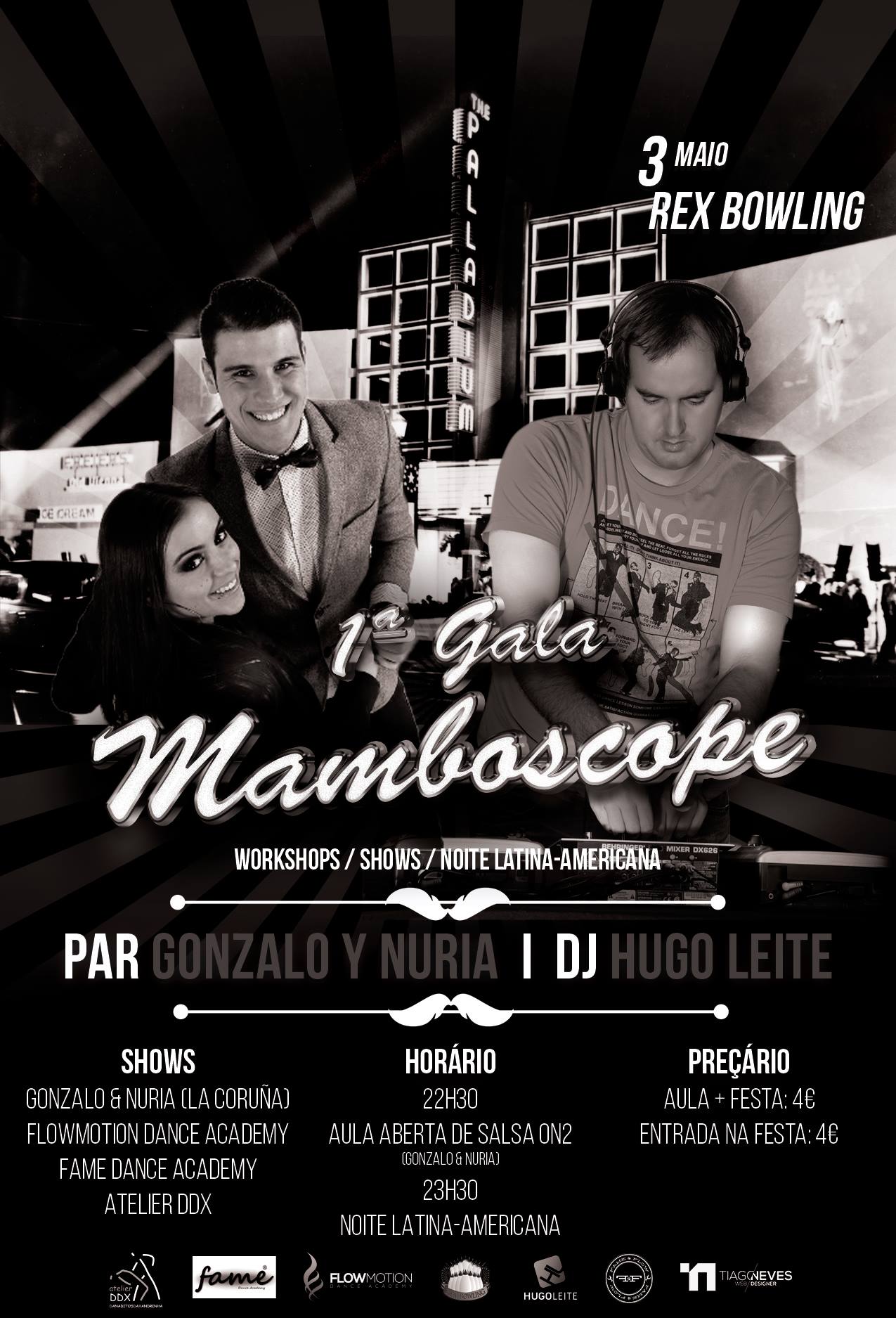 1º Gala Mamboscope Gonzalo y Nuria(Coruña) 03 de Maio!! Workshpos Shows Noite Latina-America c Hugo Leite