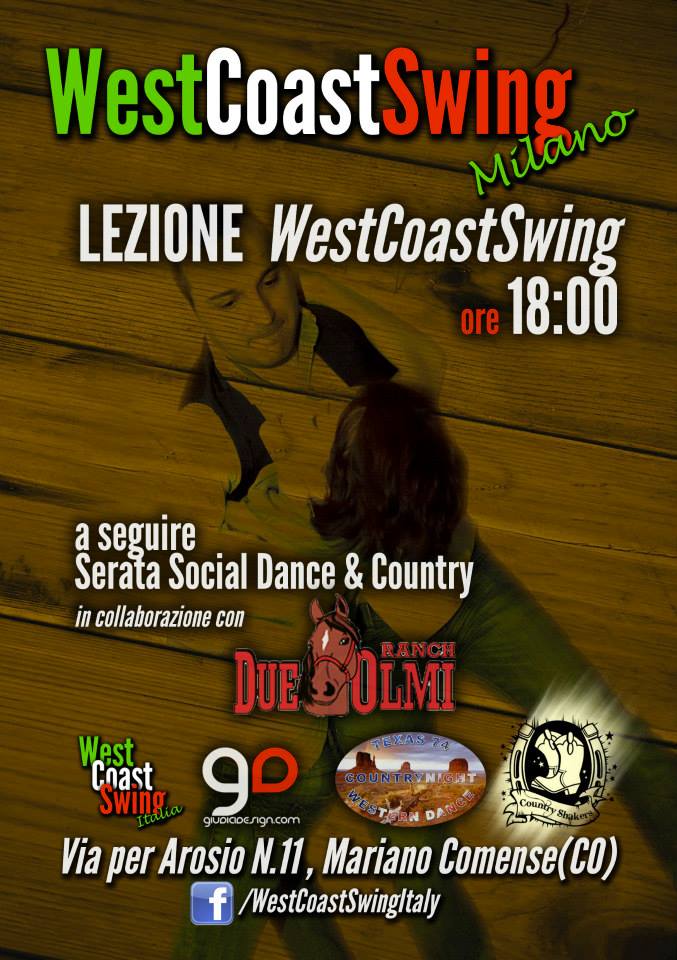 Corsi di West Coast Swing al Ranch Due Olmi (Via per Arosio, 11 Mariano Comense Como)