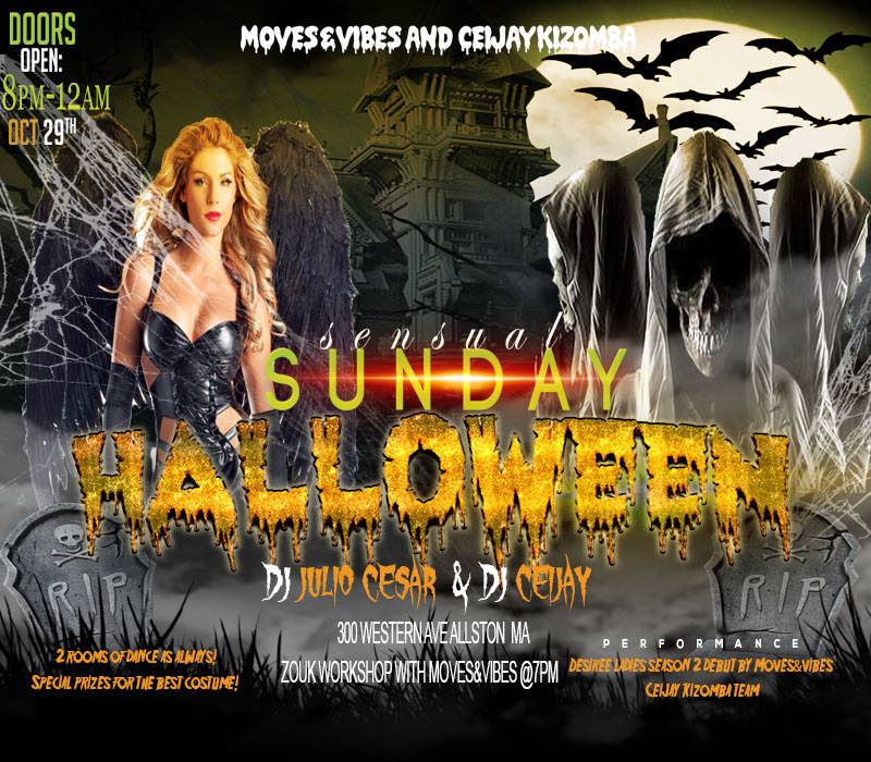 Sensual Sunday Haloween Party - Boston Brazil Fest Pre party!l