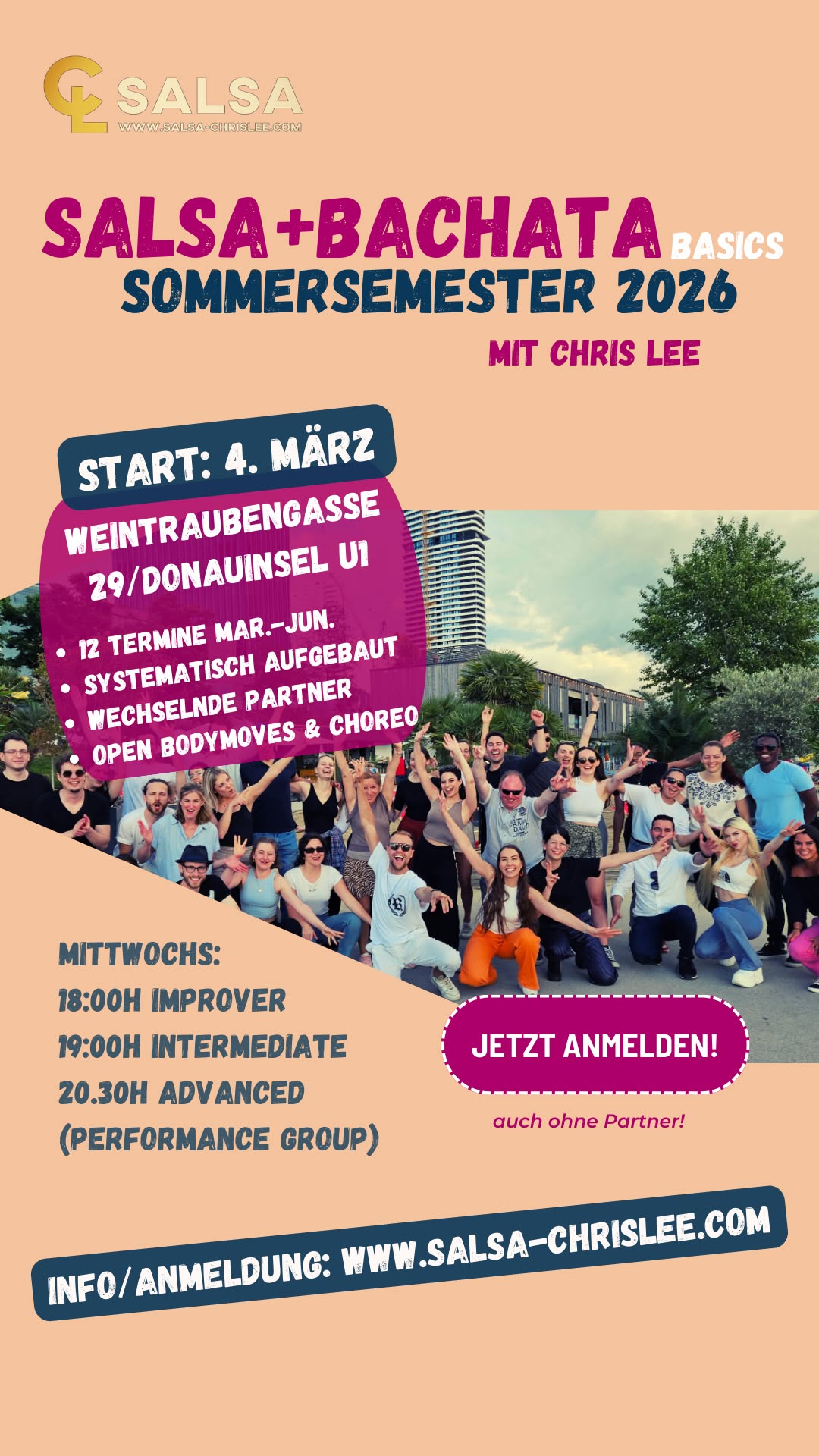 CL Salsa Sommersemester Kurse