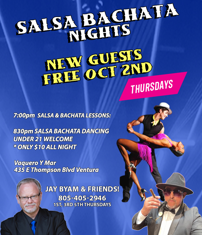 NEW GUESTS FREE OCT 2 - SALSA y BACHATA THURSDAYS