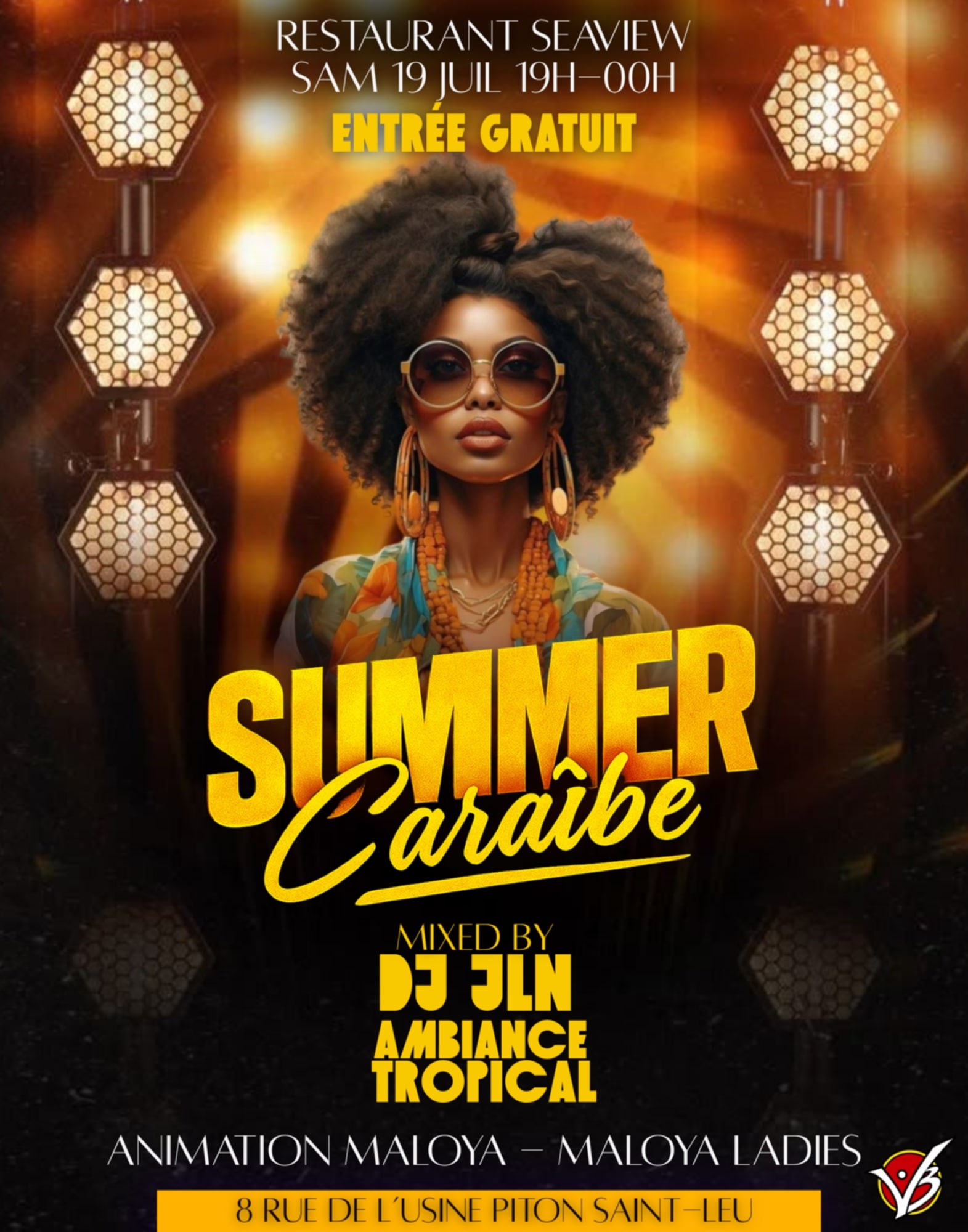 ✨️ LA SOIRÉE SUMMER CARAÏBE ✨️ AMBIANCE TROPICAL 🇷🇪✨️ INVITÉS L'ASSOCIATION VB ♥️✨️ MALOYA LADIES