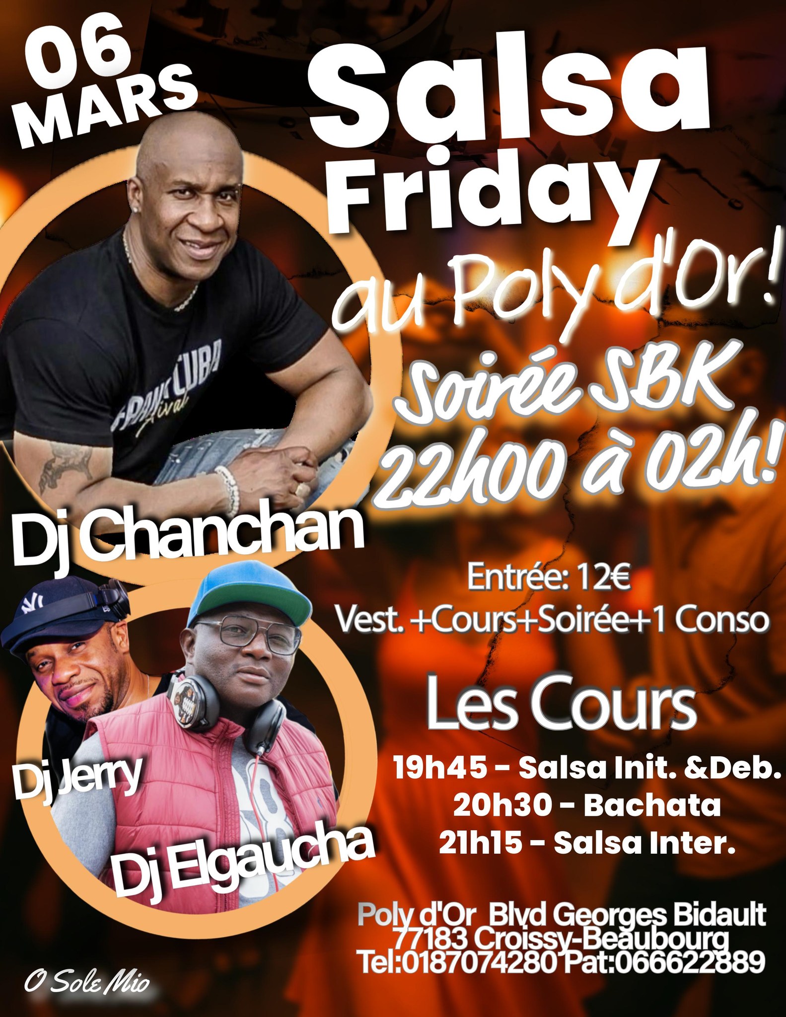 Salsa Friday au « Poly D’Or » spéciale Dj Chanchan