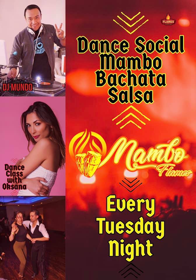 Mambo Flames Salsa Bachata Mambo Dance Social