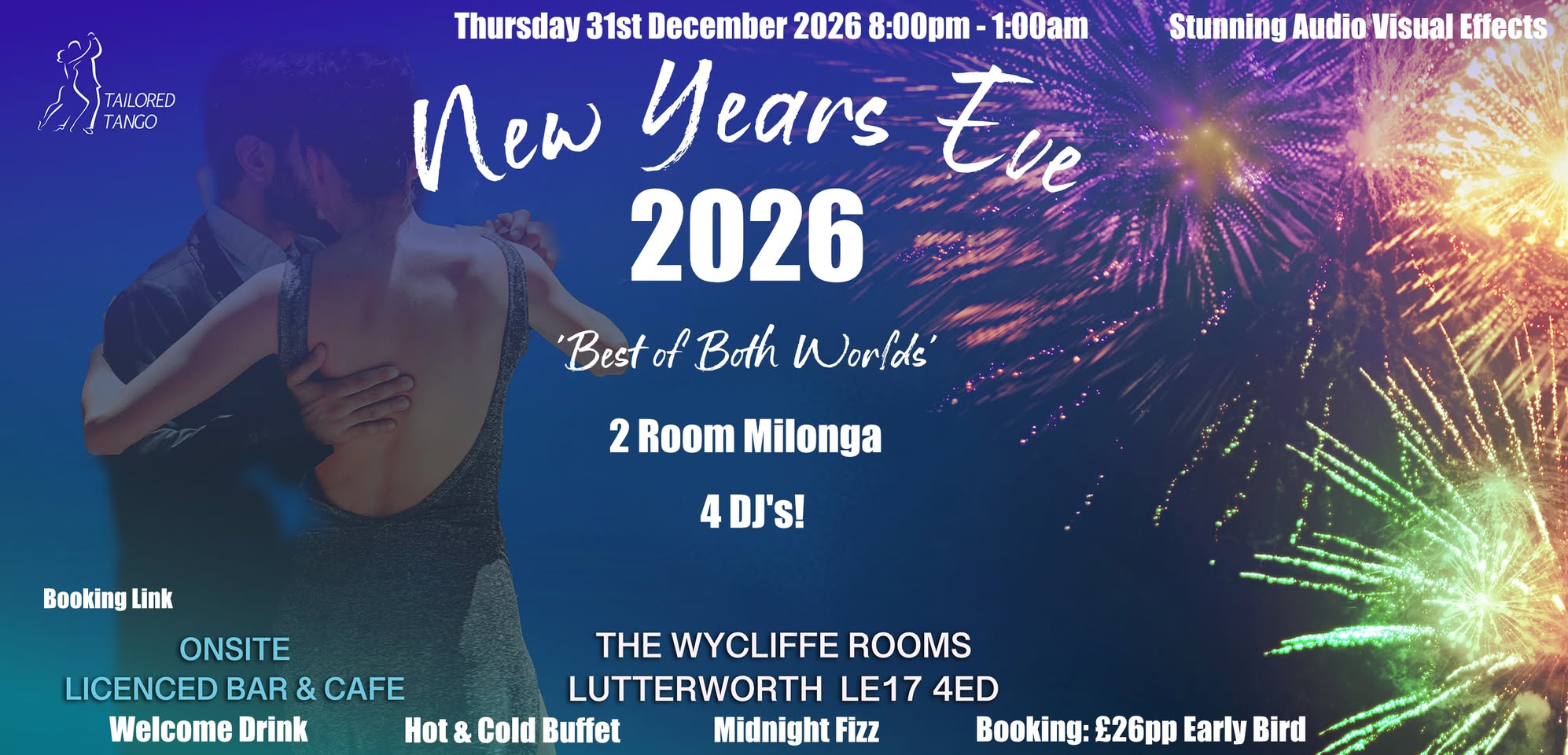 New Years Eve 2 room Milonga