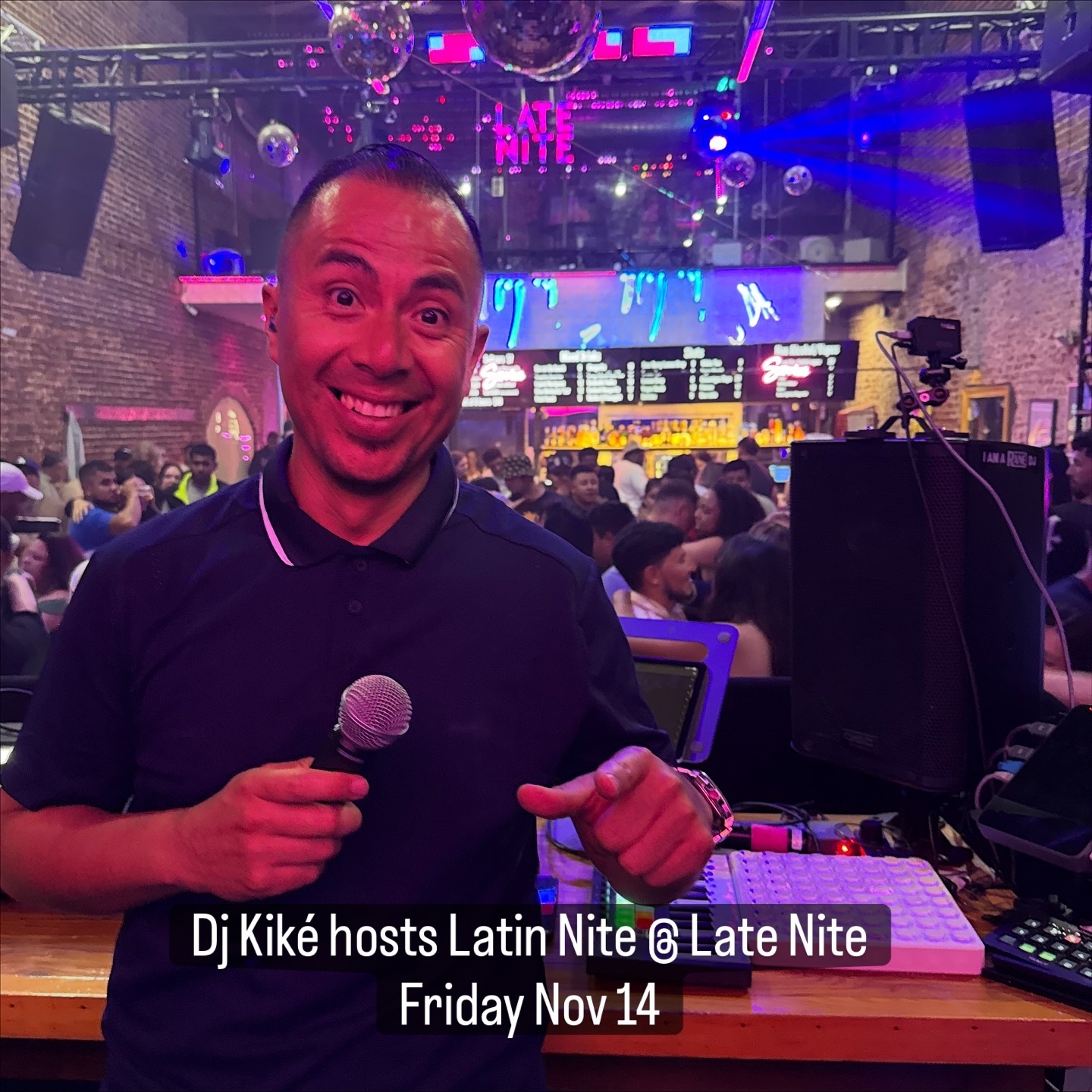 Latin Nite with DJ Kiké at Late Nite Friday Nov 14