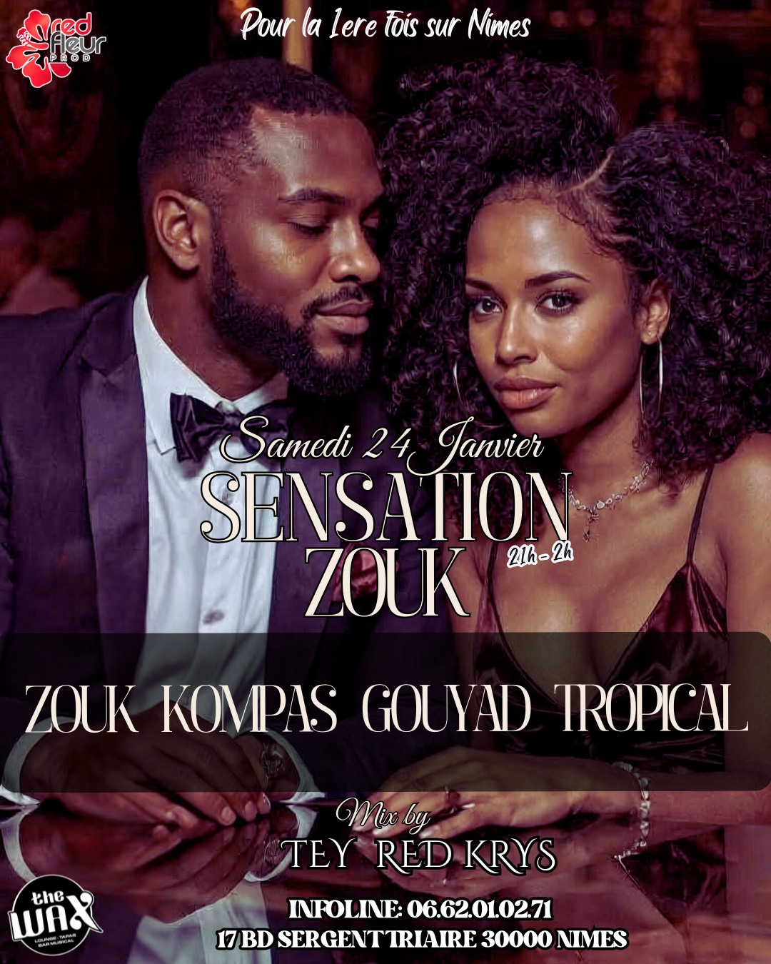 SENSATION ZOUK ⚫️ TEY ⚪️ RED KRYS