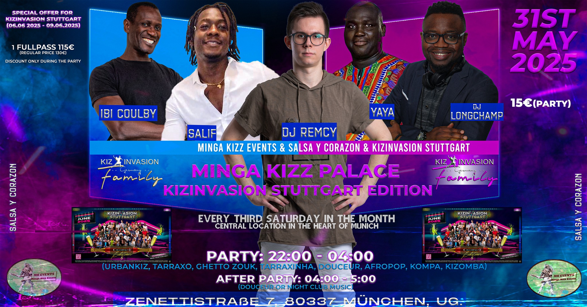 MINGA KIZZ PALACE - KIZINVASION STUTTGART EDITION