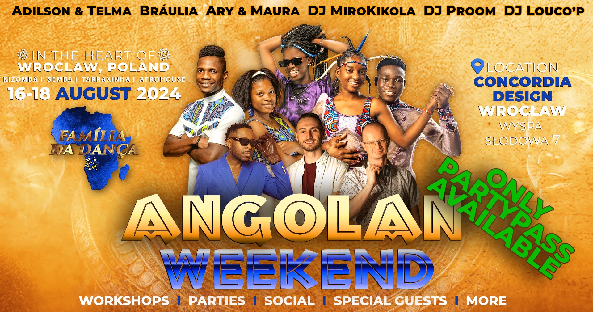ANGOLAN WEEKEND Família Da Dança 16-18 August 2024