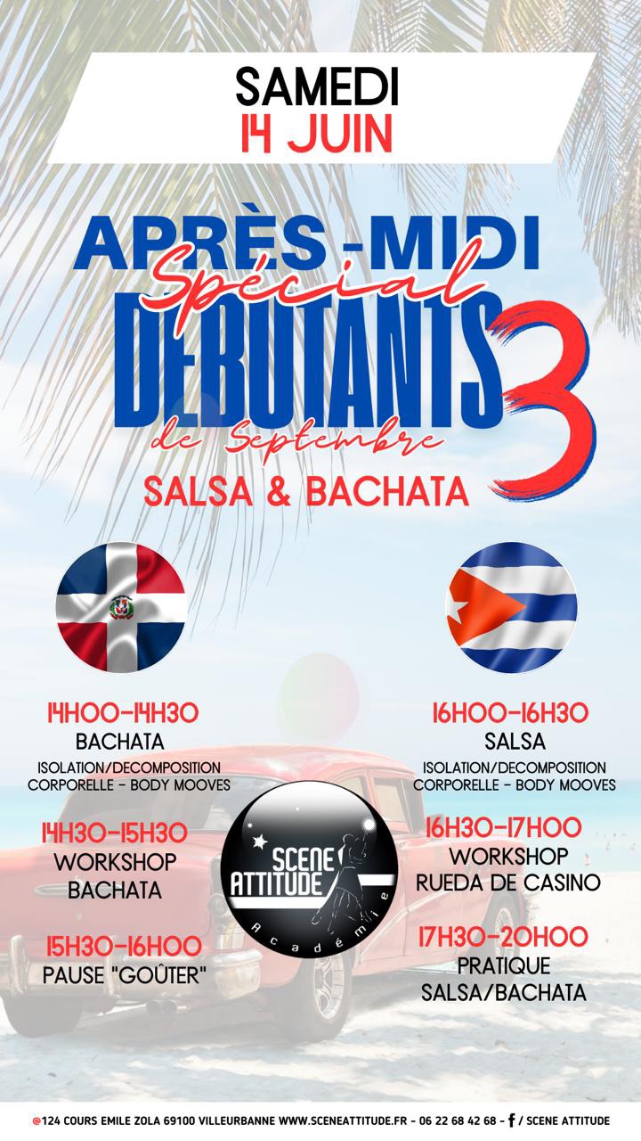 APRÈS-MIDI SPÉCIAL DÉBUTANTS 3 (de septembre) - 14 JUIN 2025