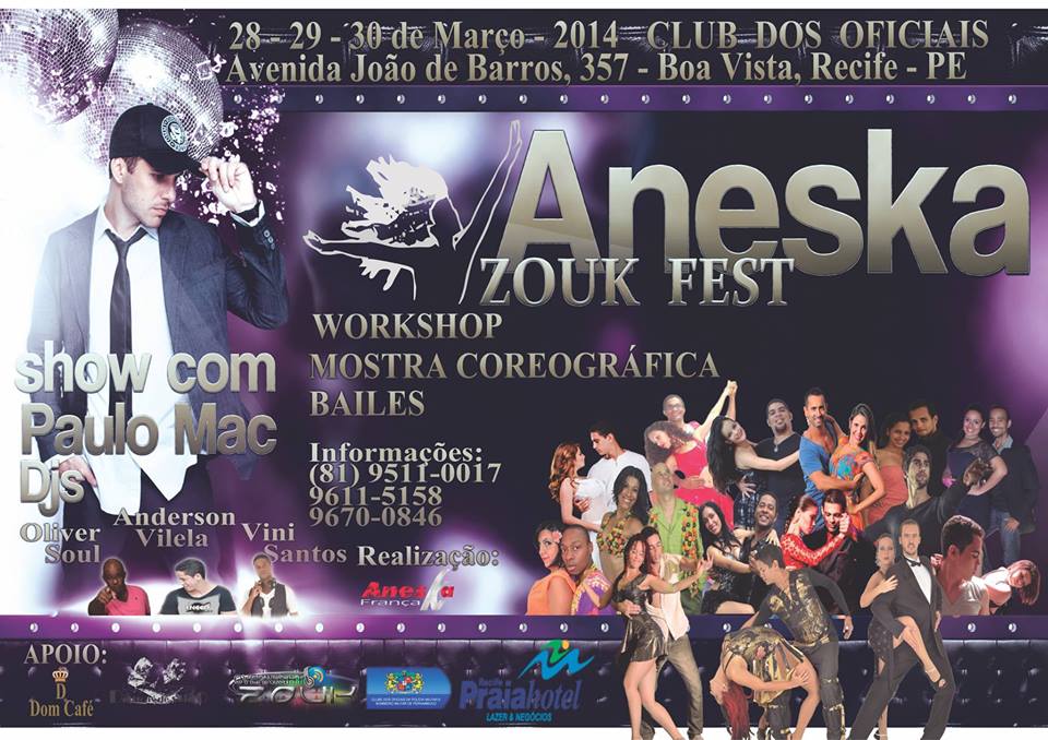 Exalta Afro CONVIDA p Aneska Zouk Fest 2014