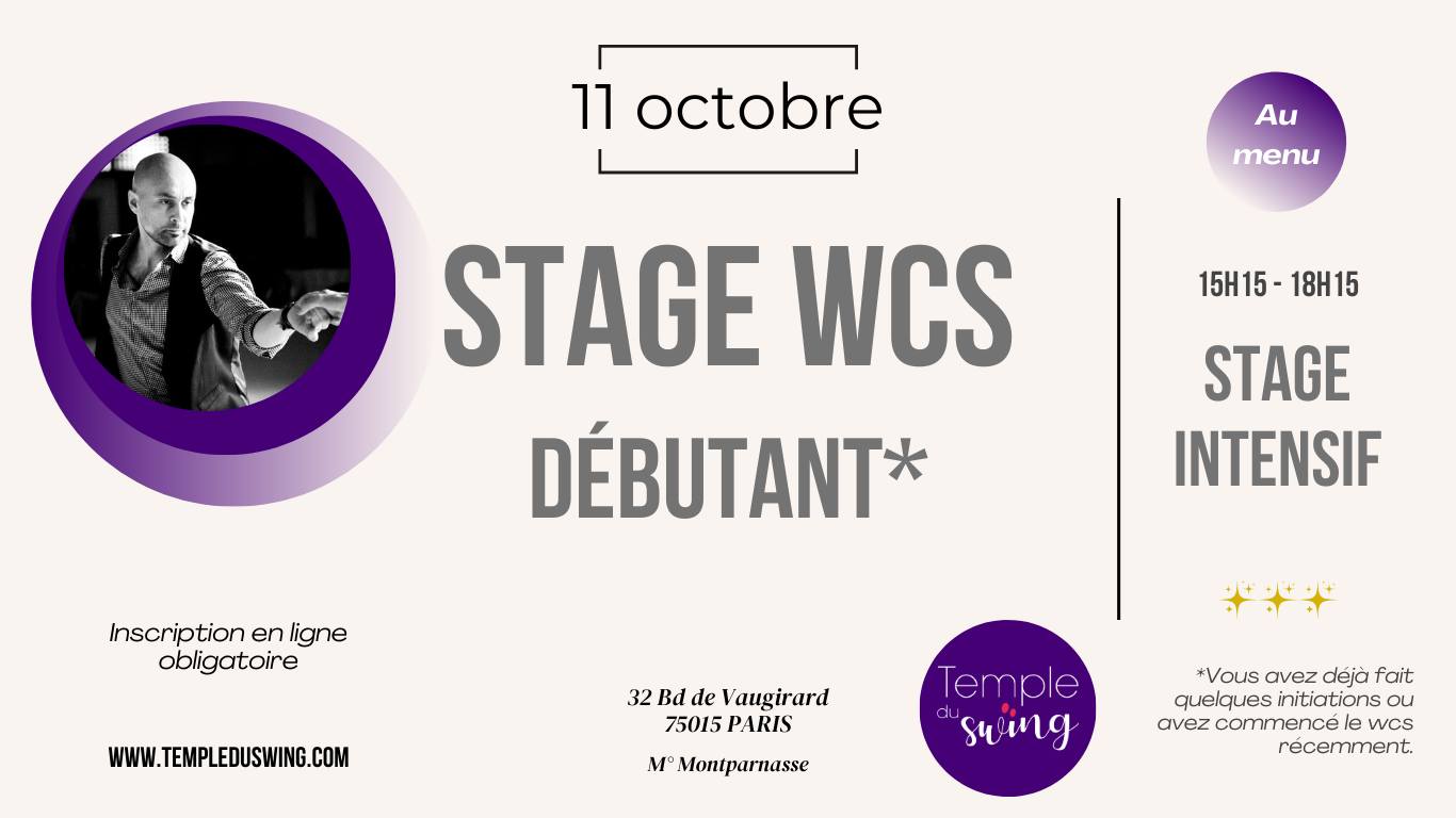 Stage de WCS niveau débutant